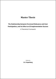 Master thesis implementation