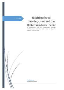 Broken window theory pdf